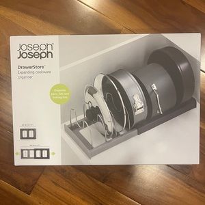 Joseph Joseph expanding cookware organizer- new in box/unopened!